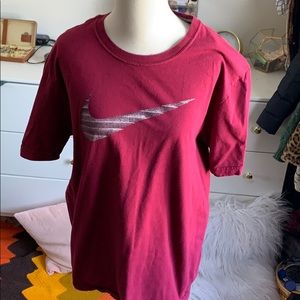 Maroon Nike T-Shirt